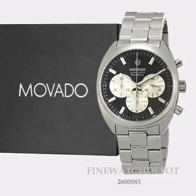 Authentic Movado Datron 800 Series Swiss Stainless Steel Men's Watch 2600083 • $2990