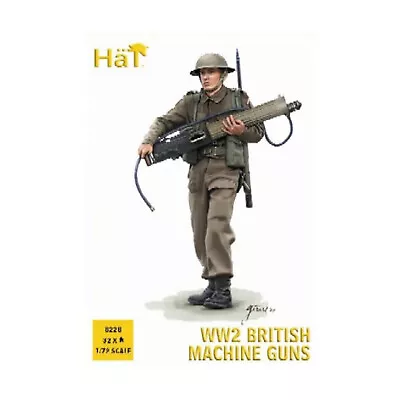Hat Industries Mini 1/72 WWII British Machine Gun Team New • $21.21
