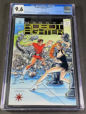 Magnus Robot Fighter #1 1991 CGC 9.6 4327286022 Bob Layton Jim Shooter • $50