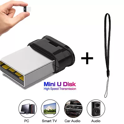 Mini USB 2.0 Memory Stick 32GB 64GB Flash Drive Key Pen Thumb U Disk • £4.99