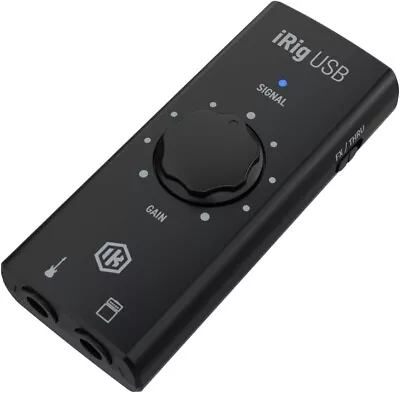 IK Multimedia IRig USB Guitar Interface For IPhone IPad Android Mac And PC • $69.99