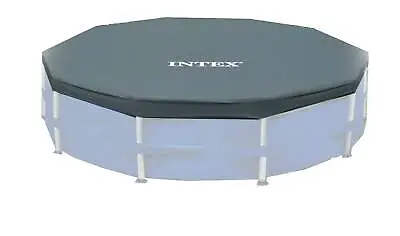 Intex 28031E 12 Foot Round Above Ground Swimming Pool Cover (Pool Cover Only) • $21.33