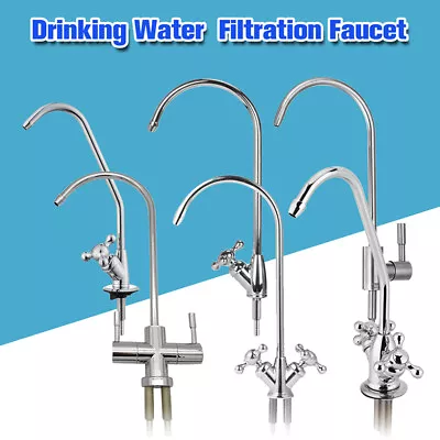 £8.71 • Buy 1/4'' Drinking Water Filter System Sink Faucet Tap Kitchen