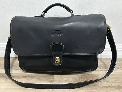 Vintage Coach Metropolitan Black Leather Briefcase 5180 • $59.50