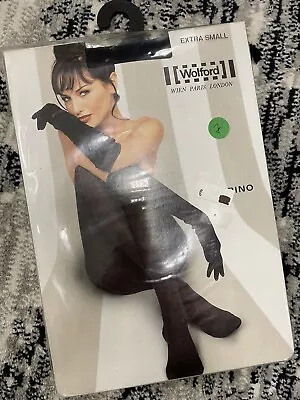 Wolford MERINO XS  5280 Admiral 50% Wool • $50