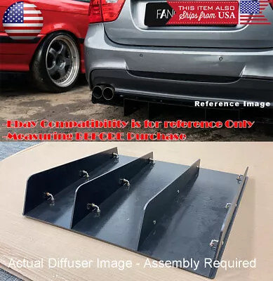 22  X 21  Bumper Spoiler Diffuser Splitter Shark Fin Winglet For Subaru Mazda • $79.93