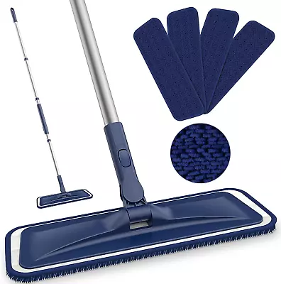 Microfiber Mops For Floor Cleaning -  Flat Floor Mop Wet Dry Dust Mop For Hardwo • $26.99