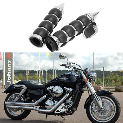 Motorcycle Handlebar Hand Grips 1  For Kawasaki Vulcan VN 1600 1500 Mean Streak • $31.75