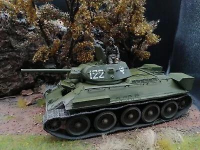 Dragon 6418 T-34/76 Mod.1941 Cast Turret 1:35 Built & Painted With Interior • $150