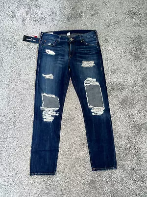 True Religion Cameron Boyfriend Jeans Size 27 EAMD Celestial $249 • $139.99