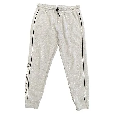 Everlast Mens Tracksuit Bottoms Medium Grey Sweatpants Fleece Track Pants Logo • $24.99