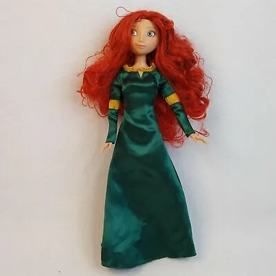 Disney Pixar Brave Merida Doll Red Curly Hair Green Dress Shoes Freckles 11.5  • $14