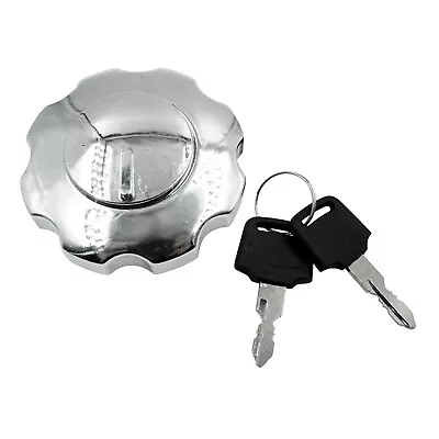 Universal Motorcycle ATV Gas Fuel Tank Cap Cover With 2 Keys Aluminum Alloy  • $11.98