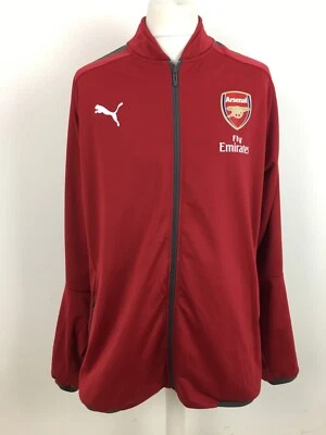 £9.99 • Buy Arsenal Training Top 2018/19 Size 3XL Puma Men's Jacket Pockets Used F2