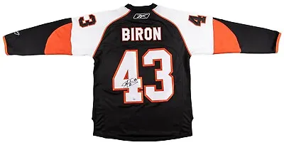 Martin Biron Autographed Philadelphia Flyers Alternate Black Jersey JSA COA NWT • $99.99