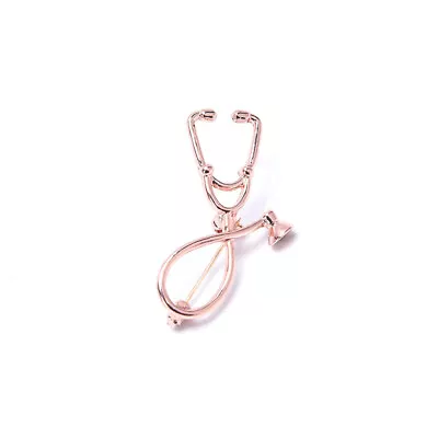 Fashion Trend Brooch Doctor Nurse's Stethoscope Brooch Medical Jewelry PinL APJ❤ • $3.70