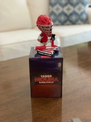 $50 • Buy Yadier Molina Bobble Head St Louis Cardinals 2022 Career Ending MLB Memorabilia
