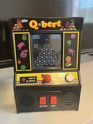 Basic Fun Arcade Classics - Q'Bert Retro Mini Arcade Game 2016~Tested Works  • $20