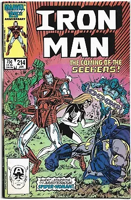 Iron Man #214 1987 Marvel Comic • £3