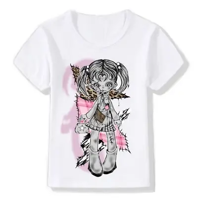 L Baby Doll T Shirt Y2k Graphic Tee Blythe Monster High Bratz Blythe Top Gyaru • $10