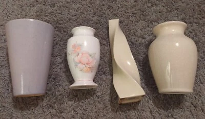 £4.99 • Buy Bundle Of Four Vases - One Is Mary Leigh Pottery