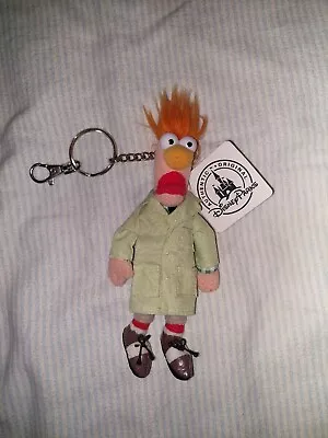 Disney Parks The Muppets Beaker 6” Keychain Soft Plush Labs Studio Vtg • $64.99