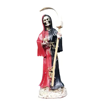 5  Estatua De La Santa Muerte Reversable Holy Death Mexico Fixed Cured Statue • $19.49