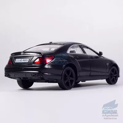 1:36 Mercedes-Benz CLS 63 AMG Model Car Diecast Toy Vehicle Kid Gift Matte Black • $23.81