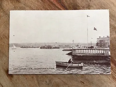 Cowes Isle Of Wight Promenade And Pier Vintage 1929 Postcard C830 • £1.20