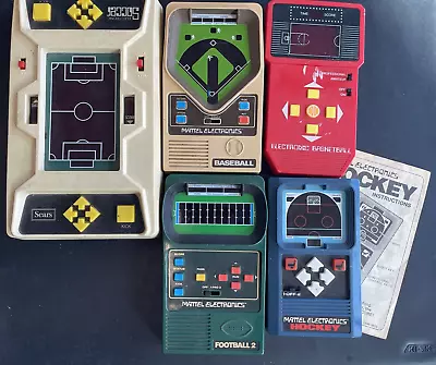 Vintage Electronic Handheld Tabletop Video Game  MATTEL Lot • $80
