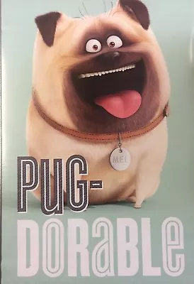 £5.95 • Buy (028) New Maxi Poster Pug Adorable Pets Film Dog Animation Pixar Mel