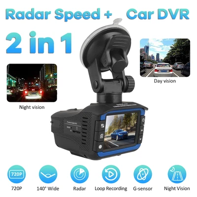 $37.59 • Buy HD 1080P Car DVR Dash Cam Night Vision Anti Radar Laser Speed Detector G-sensor