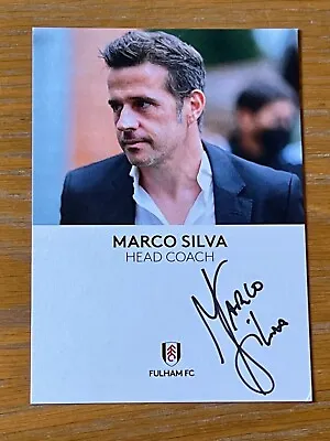 £12.99 • Buy Marco Silva Signed Official Fulham Fc Club Card / Photo