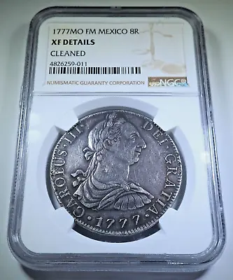 NGC 1777 XF Mexico Silver 8 Reales 1700's Spanish Dollar US Colonial Pirate Coin • $625