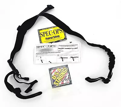 Spec-Ops Patrol Sling For Rifle Or Shotgun Black Single Or 2 Point Configuration • $22.95