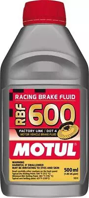 Motul RBF600 Factory Line Racing DOT-4 Brake Fluid 500 ML • $28.07