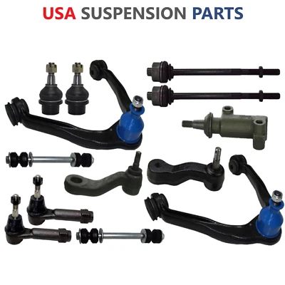 $179.99 • Buy Fits Cadillac Chevy GMC 4WD Complete Front  Suspension Kit Arms Joint 