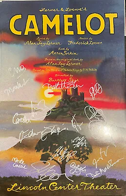 $285 • Buy PROOF! Camelot Director+cast Signed Broadway Musical Poster Soo Hamilton Donica