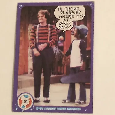 Mork And Mindy Trading Card #51 1978 Robin Williams • $1.70