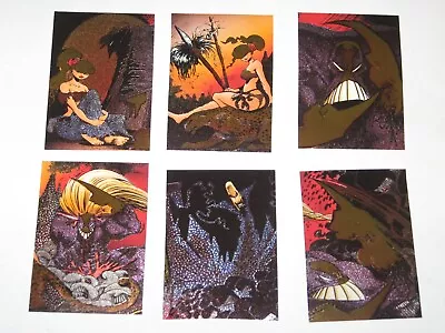 1993 The MAXX ETCHED FOIL INSERT 6 CARD SET Sam Kieth JULIE TOPPS MTV MR NOBODY • $499.99