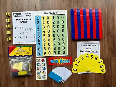 Numeracy Resource Kit 6 Maths Unifix Cubes Fractions Dice Place Value *NEW* • £9