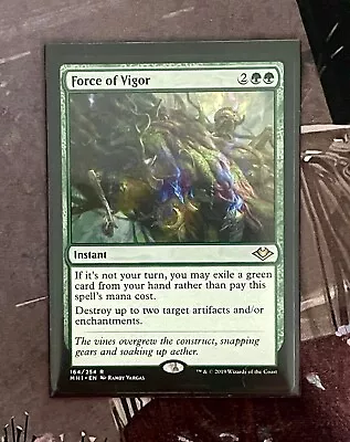 MTG Force Of Vigor Modern Horizons Magic The Gathering NM 164/254 • $0.99