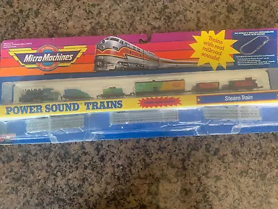 Micromachines Power Sound Steam Train Train Set • $79.99