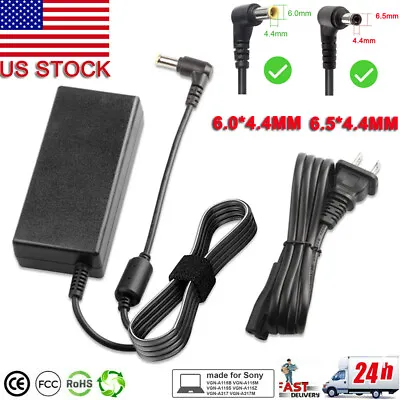 $11.49 • Buy Charger For Sony Vaio Series 19.5V Power Supply Cord Laptop Notebook AC Adapter