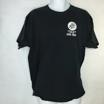 Zac Brown Band Tour T Shirt Sz XL Crew Shirt Black Out The Sun 2016 Distressed  • $11.69