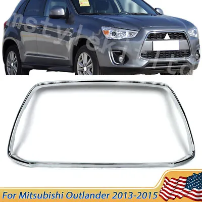 Front Trim Grill Chrome Molding For 2013-15 Mitsubishi Outlander Sport ASX RVR • $53.99