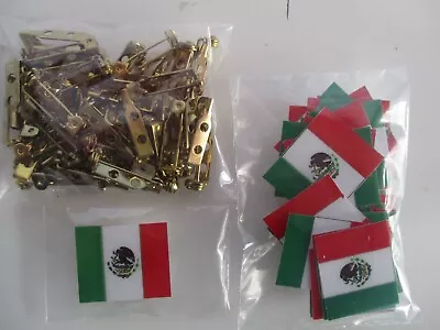Pack (50) To Make Mexico Flag Pin Support Patriotic Mexican Flag • $4.99