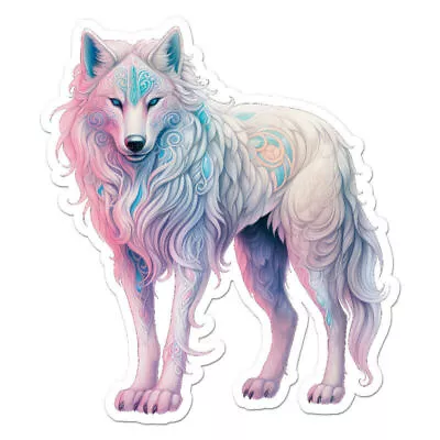 Tribal Wolf Sticker • $3.96