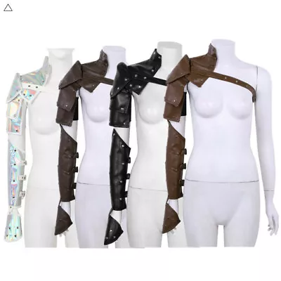 Steampunk Accessories  Retro Leather Arm Warmer Armor Shrug Shawl Cape Wraps • $18.99