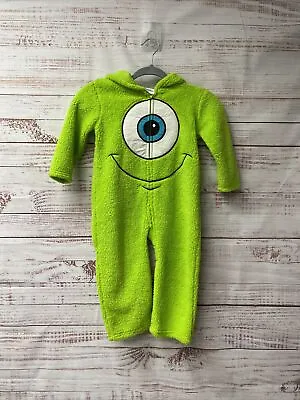 Disney Pixar Monsters Inc Mike Wazowski Boy's Fancy-Dress Costume 3T MSC-25 • $29